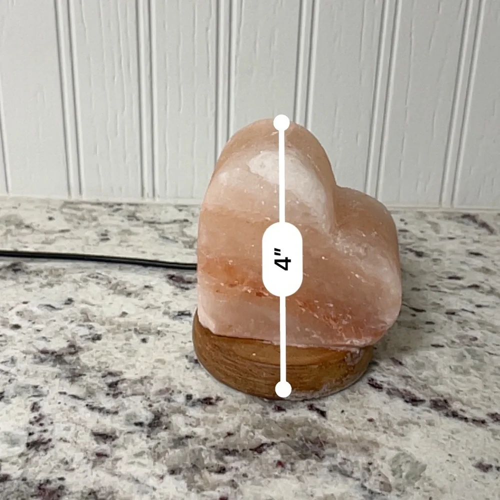 Heart Shaped USB Salt Lamp - Picture 4 of 9